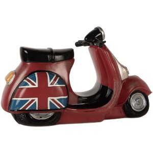 Clayre & Eef Nočné svetielko Motorka LED 27x10x16 cm