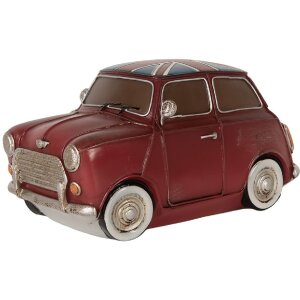 Clayre & Eef LED Nočné svetielko Auto 23x14x12 cm Červená/Modrá