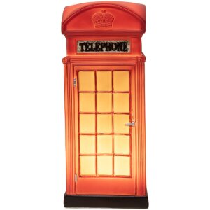 Clayre & Eef 6LMP813 Nachtlicht Telefonzelle LED...