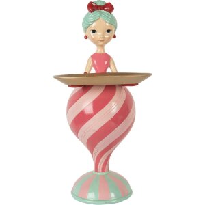 Clayre & Eef Dekorácia Dieťa s miskou -...