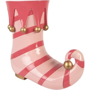 Clayre & Eef Ružový kvetináč 35x17x32 cm