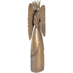 Clayre & Eef 6Y5944 Dekoračný Anjel 17x10x46 cm