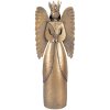 Clayre & Eef 6Y5944 Dekoračný Anjel 17x10x46 cm