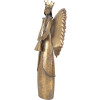Clayre & Eef Dekoračný Anjel 20x16x52 cm Hnedý
