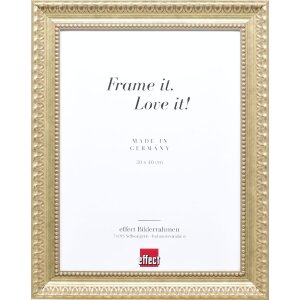 Effect Profil 56 Barokový drevený fotorámik – biela/strieborná antik