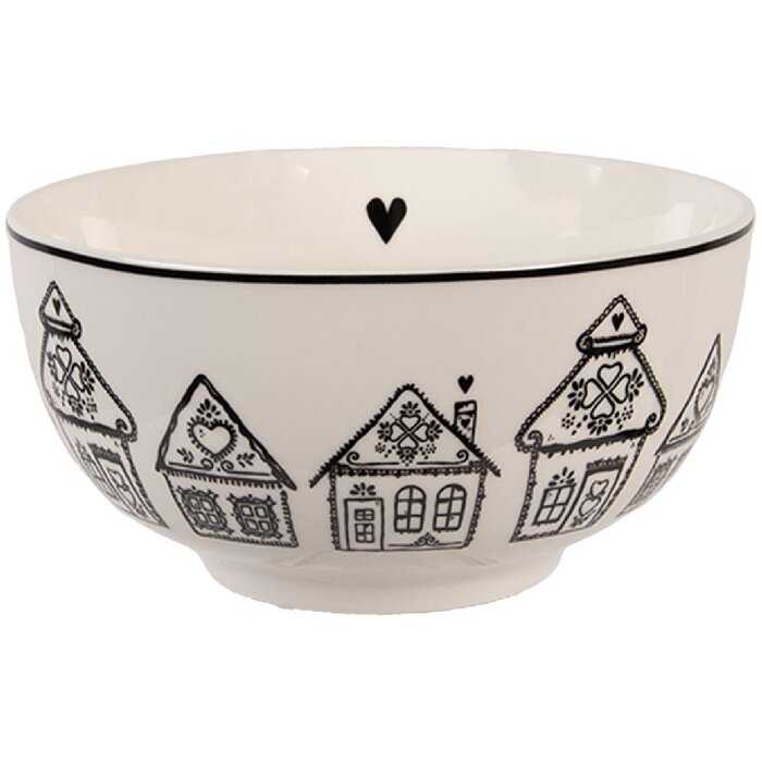 Clayre & Eef miska 14x7 cm 500 ml porcelánová