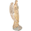 Clayre & Eef Dekoračná Soška Anjela 28x22x71 cm