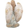 Clayre & Eef Dekoračný Anjel 34x36x55 cm Béžovo-Modrý
