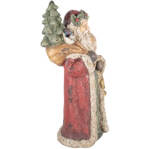 Clayre & Eef Dekorácia Santa Claus 35x28x83 cm