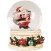 Clayre & Eef Snehová guľa Santa Claus 5x6 cm