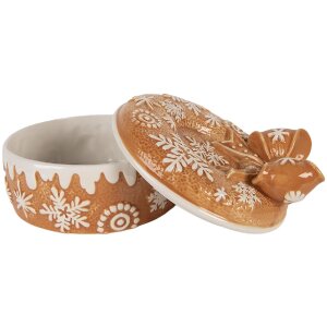 Clayre & Eef Zásobník s vekom 20x13 cm...