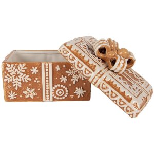 Clayre & Eef Zásobník s vekom 19x13x16 cm