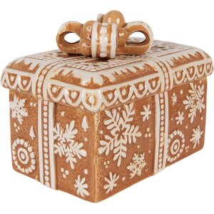 Clayre & Eef Zásobník s vekom 19x13x16 cm