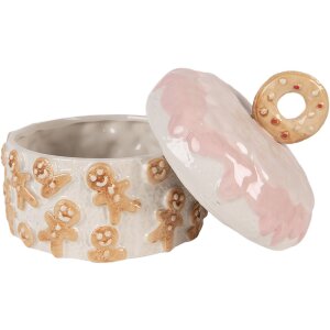 Clayre & Eef Zásobník s vekom 18x18 cm...