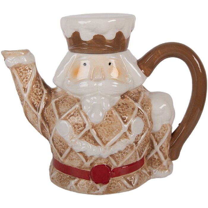 Clayre & Eef Čajník keramický 900 ml 22x12x18 cm