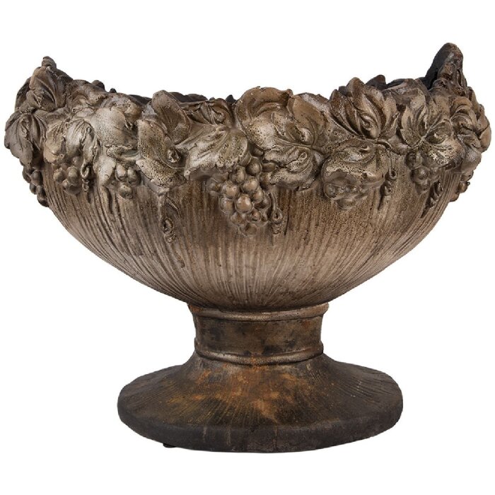 Clayre & Eef Kvetináč 54x34x43 cm Hnedo-béžový