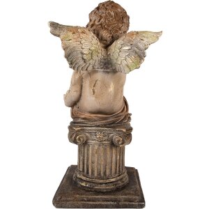 Clayre & Eef Anjel Dekorácia 30x30x60 cm Béžová