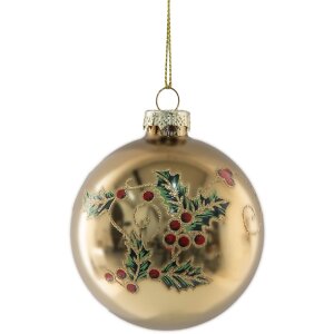 Clayre & Eef 6GL5134 Vianočná guľa Ø...
