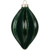 Clayre & Eef Vianočná guľa zelená 7x12 cm