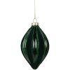 Clayre & Eef Vianočná guľa zelená 7x12 cm