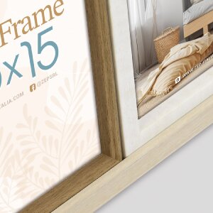 ZEP SH346 PS Fotorámik 3x10x15 cm Como 3Q Biela/Braun