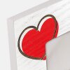 ZEP Drevený fotorámik Zoe 10x15 cm Srdcia
