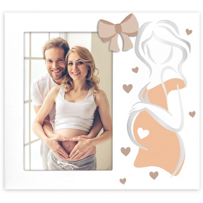 ZEP Drevený fotorámik Veronica 10x15 cm - Tehotenstvo