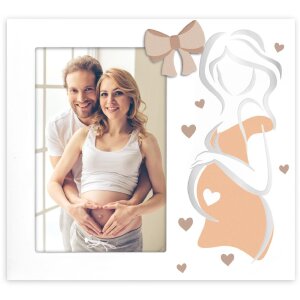 ZEP Drevený fotorámik Veronica 10x15 cm - Tehotenstvo