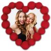 ZEP Jodie 13x13 cm červený srdcový fotorámik