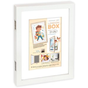 ZEP Drevený fotorámik London biely DIN A4,...