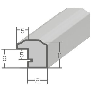 MendeFrames Drevený fotorámik H011 - Masívne drevo, rôzne veľkosti a farby