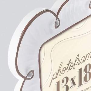 ZEP Fotorámik Nuvola 10x15/13x18 Kvetinový biely/hnedý