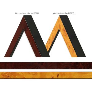 MendeFrames Drevený rám Koreňový dekor (svetlý/tmavý)