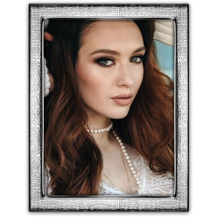 ZEP Fotorámik Eboli Strieborný 10x15/13x18 cm - Made in Italy