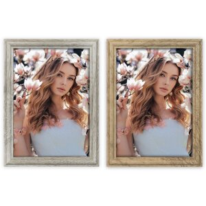 ZEP Drevený fotorámik Namur – hnedý alebo biely