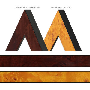 MendeFrames Drevený fotorámik H14E s koreňovou dekoráciou