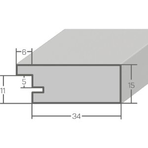 MendeFrames Nástenné zrkadlo H14E Drevený dekor - rôzne veľkosti