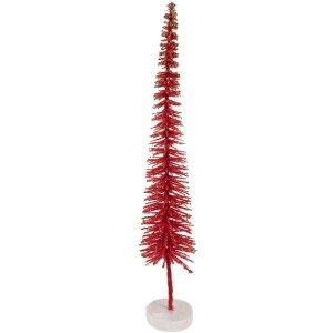 Clayre & Eef 66317R Dekoration Weihnachtsbaum Rot...