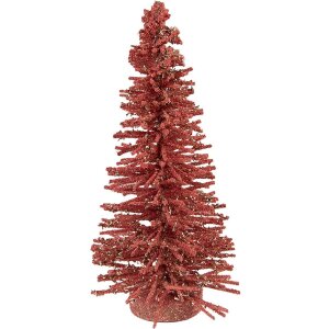 Clayre & Eef 66318P Dekoration Weihnachtsbaum Rosa...