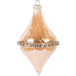 Clayre & Eef Vianočná guľa Ø 8x14 cm...