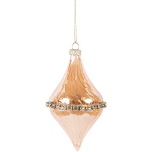 Clayre & Eef Vianočná guľa Ø 8x14 cm...