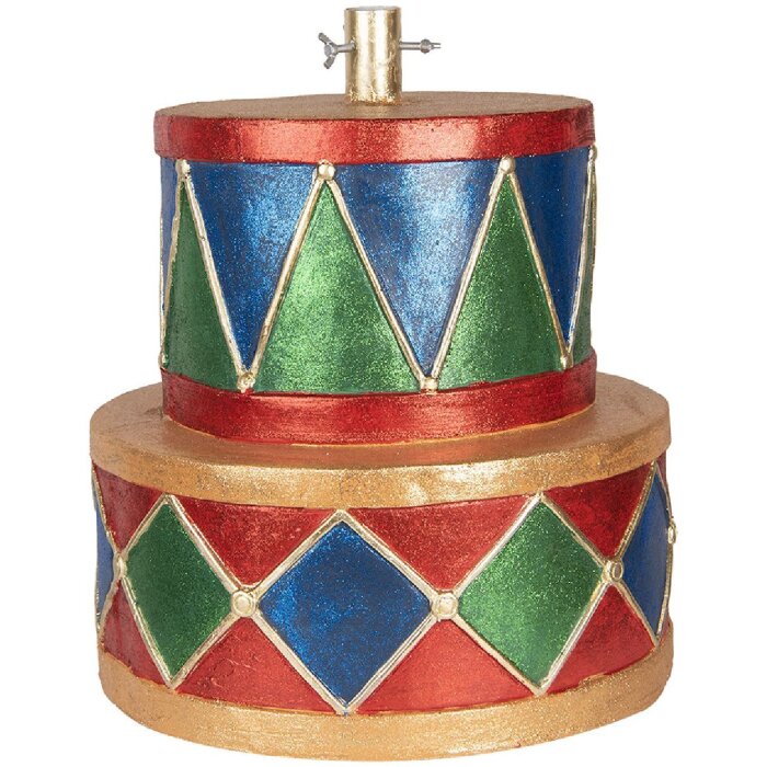 Clayre & Eef 6MG0151 Weihnachtsbaumständer Ø 40x46 cm Blau Grün