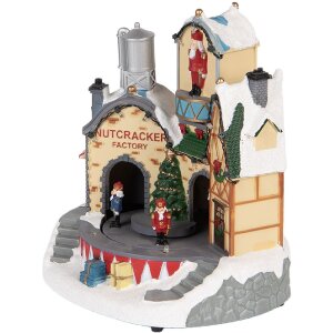 Clayre & Eef 6PR5871 Dekoration Haus mit LED 20x17x23...