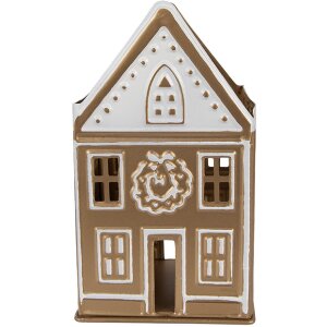 Clayre & Eef 6Y5920 Sviečnik 12x11x22 cm Zlatý...