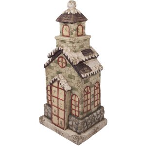 Clayre & Eef 5MG0070 Dekoration Haus 36x30x80 cm...