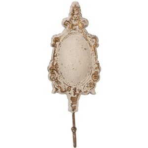 Clayre & Eef 6Y5982 Wandhaken 12x4x31 cm beige