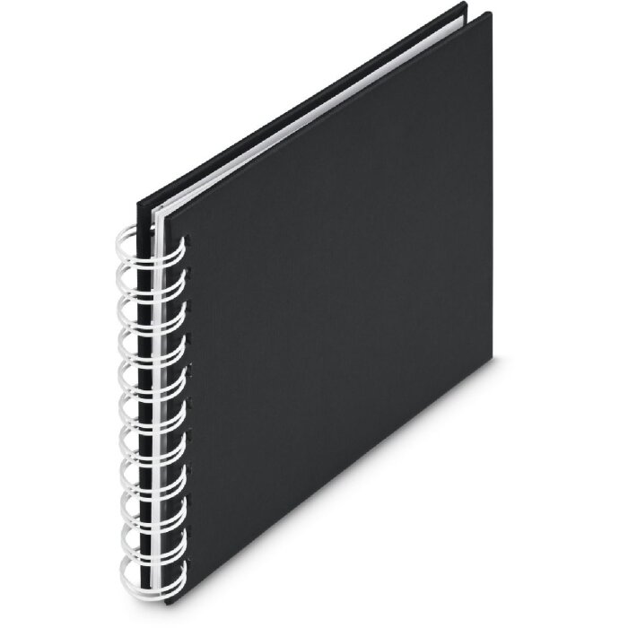 Hama Spirálový Fine Art album 18,5x15 cm, 30 bielych stránok, New Black