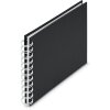 Hama Spirálový Fine Art album 18,5x15 cm, 30 bielych stránok, New Black