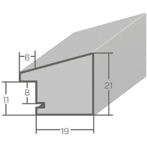 MendeFrames H130 fotorámik biely z...
