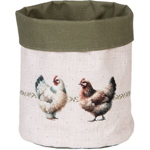 Clayre & Eef BYC50 Brotkörbchen Ø 15x16...